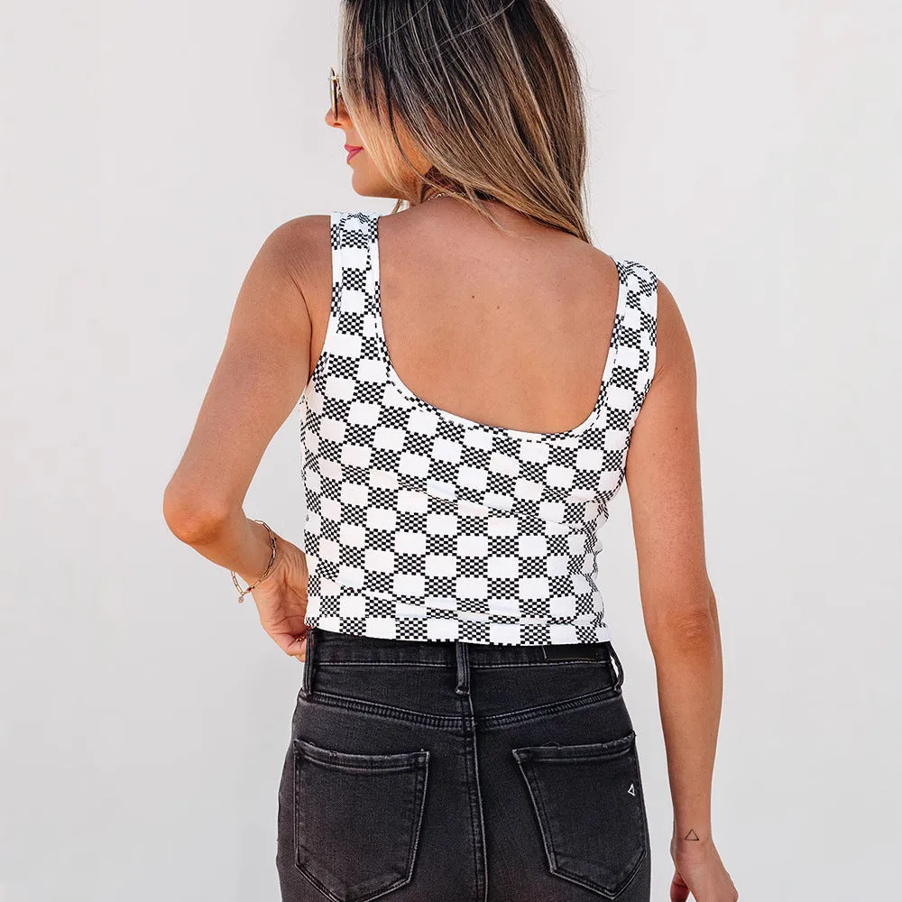 Multicolor Sleeveless Top