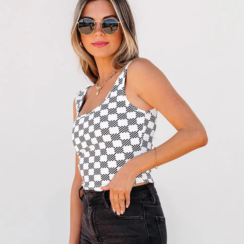 Multicolor Sleeveless Top