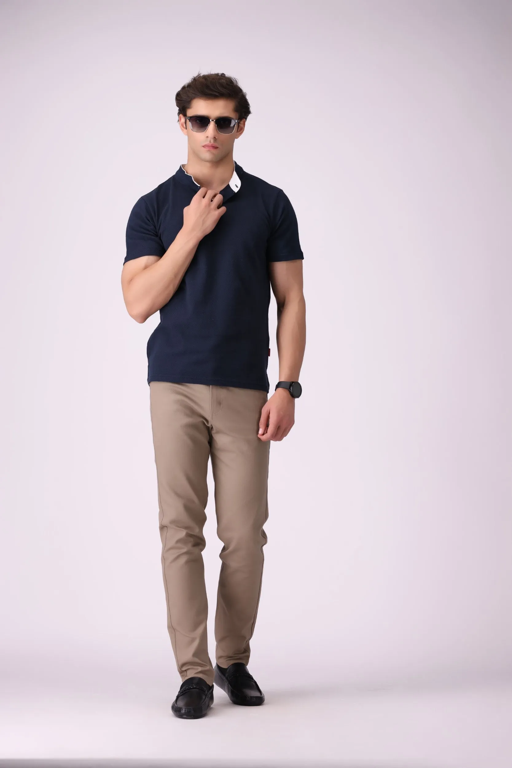 Navy CottonPop T-Shirt