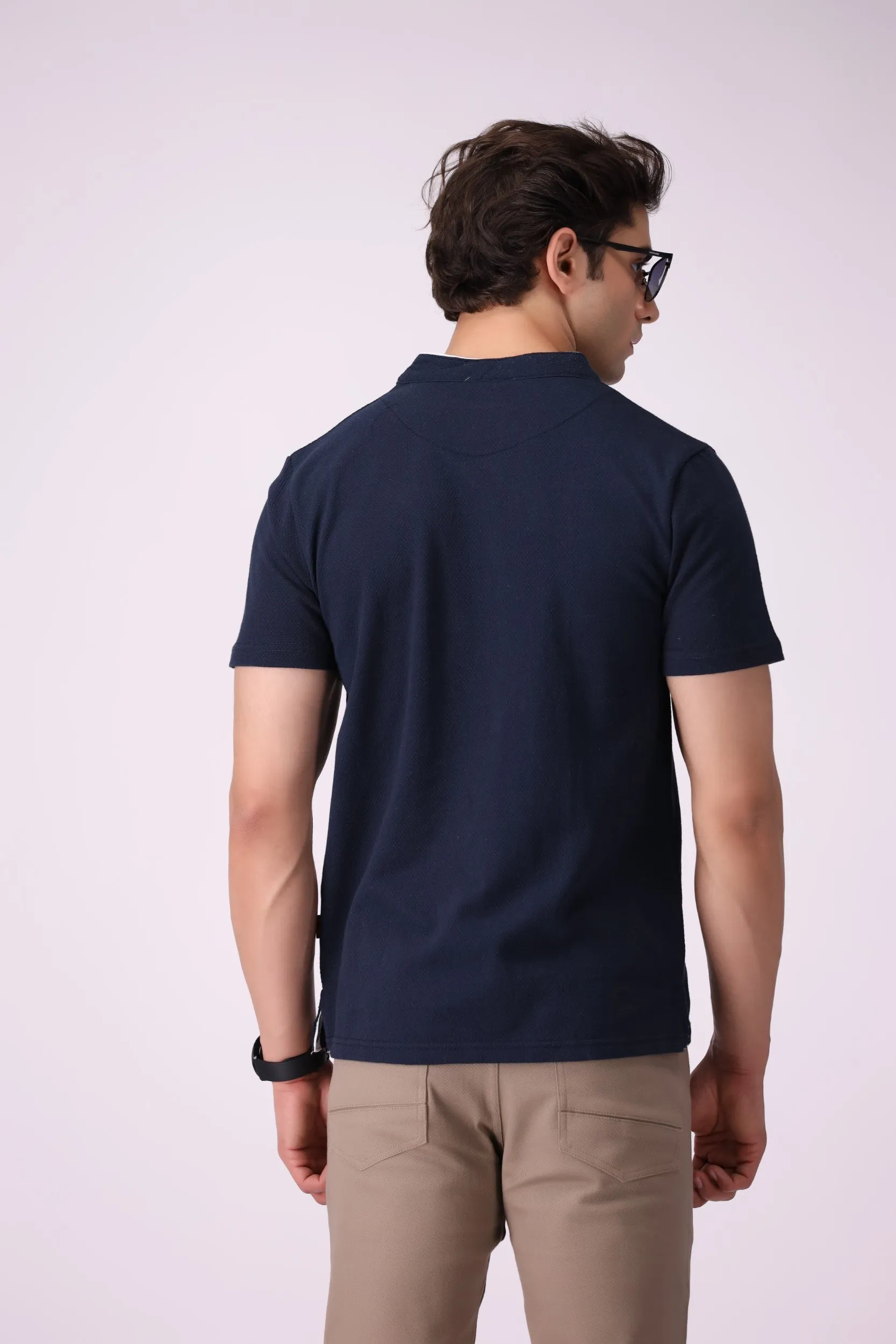 Navy CottonPop T-Shirt