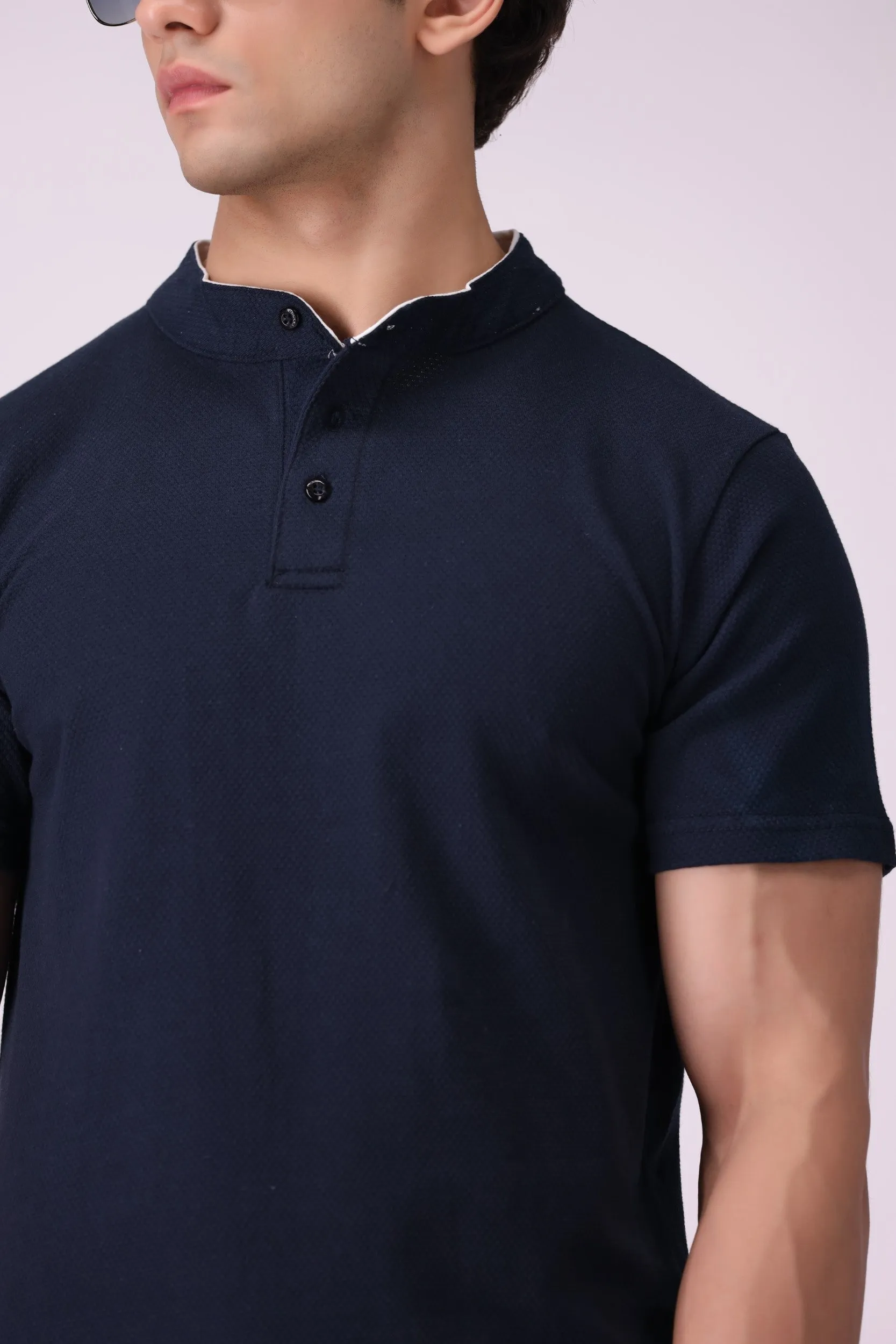 Navy CottonPop T-Shirt