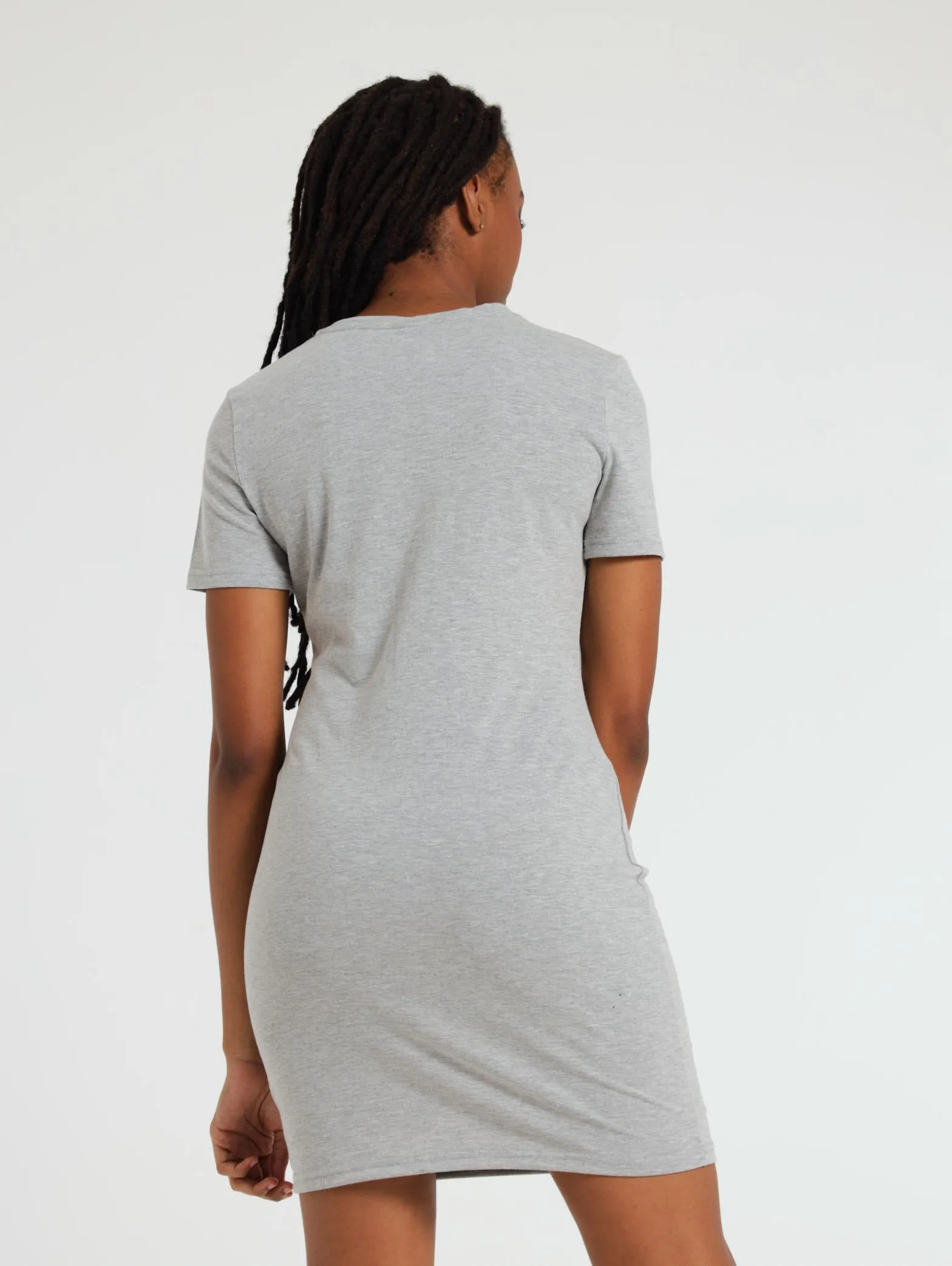 New York T-Shirt Dress - Grey Melange