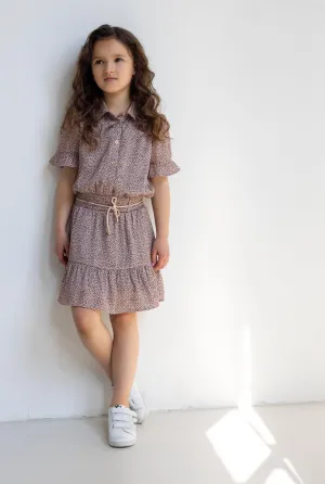 Nono Mizu Shirt Dress Sand Blush