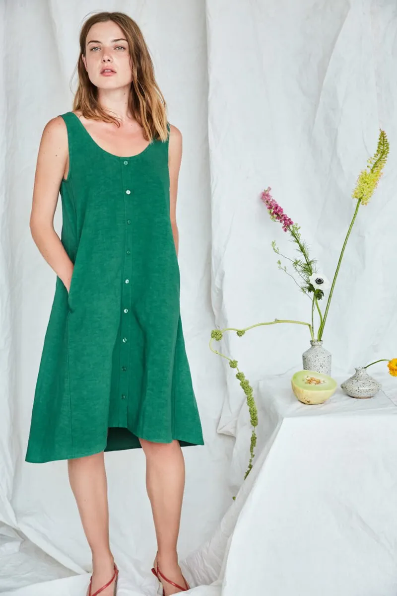 Nymphea Dress in Mahogany