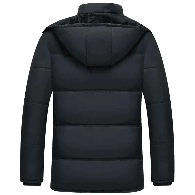 Padded jacket with hood - konrad
