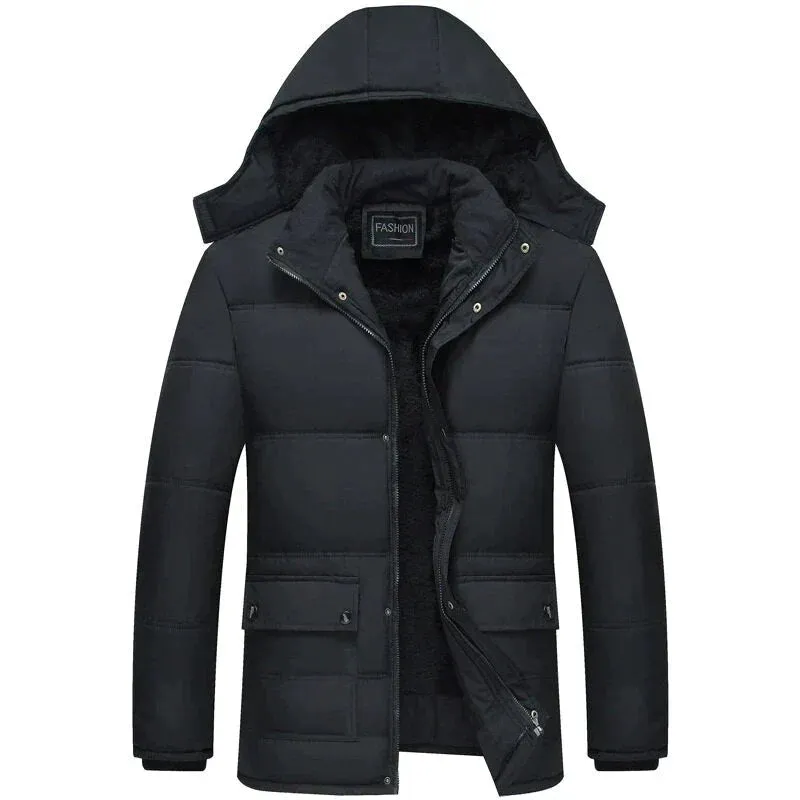 Padded jacket with hood - konrad