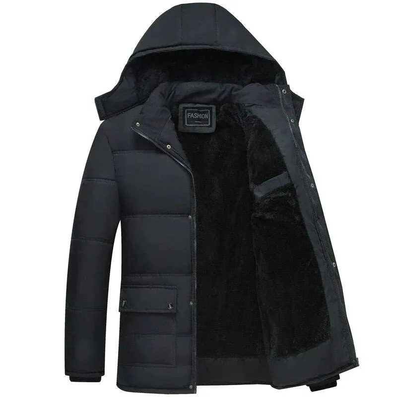 Padded jacket with hood - konrad