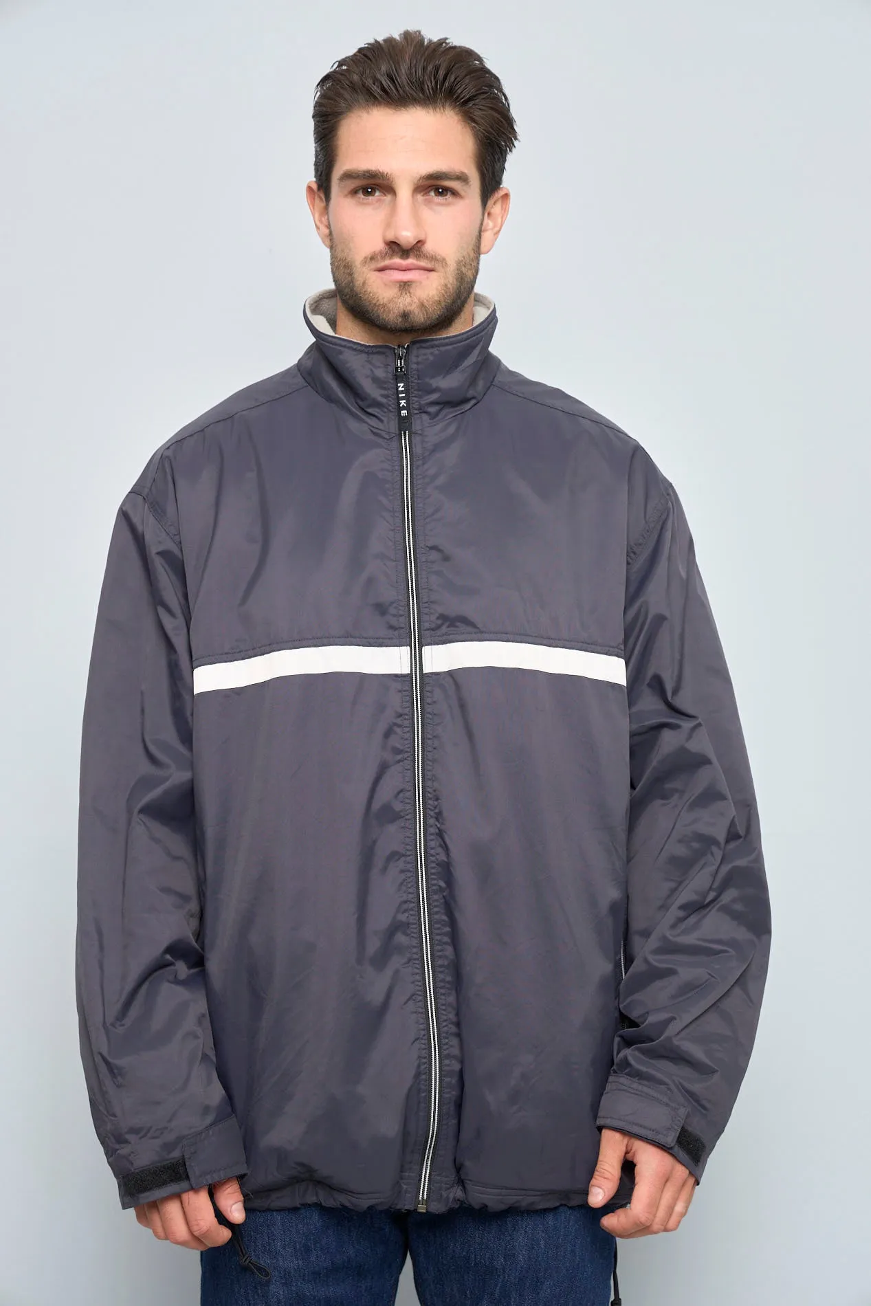 Parka Azul Nike Talla L
