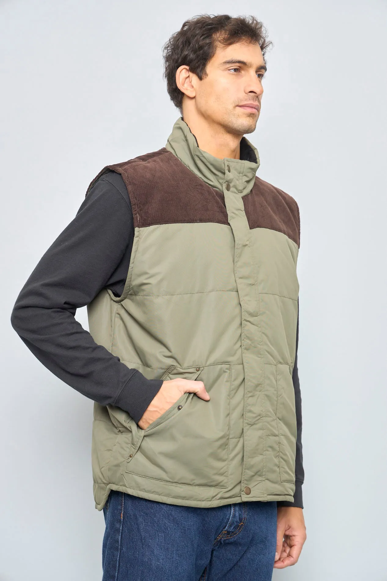 Parka casual  verde timberland talla L 109