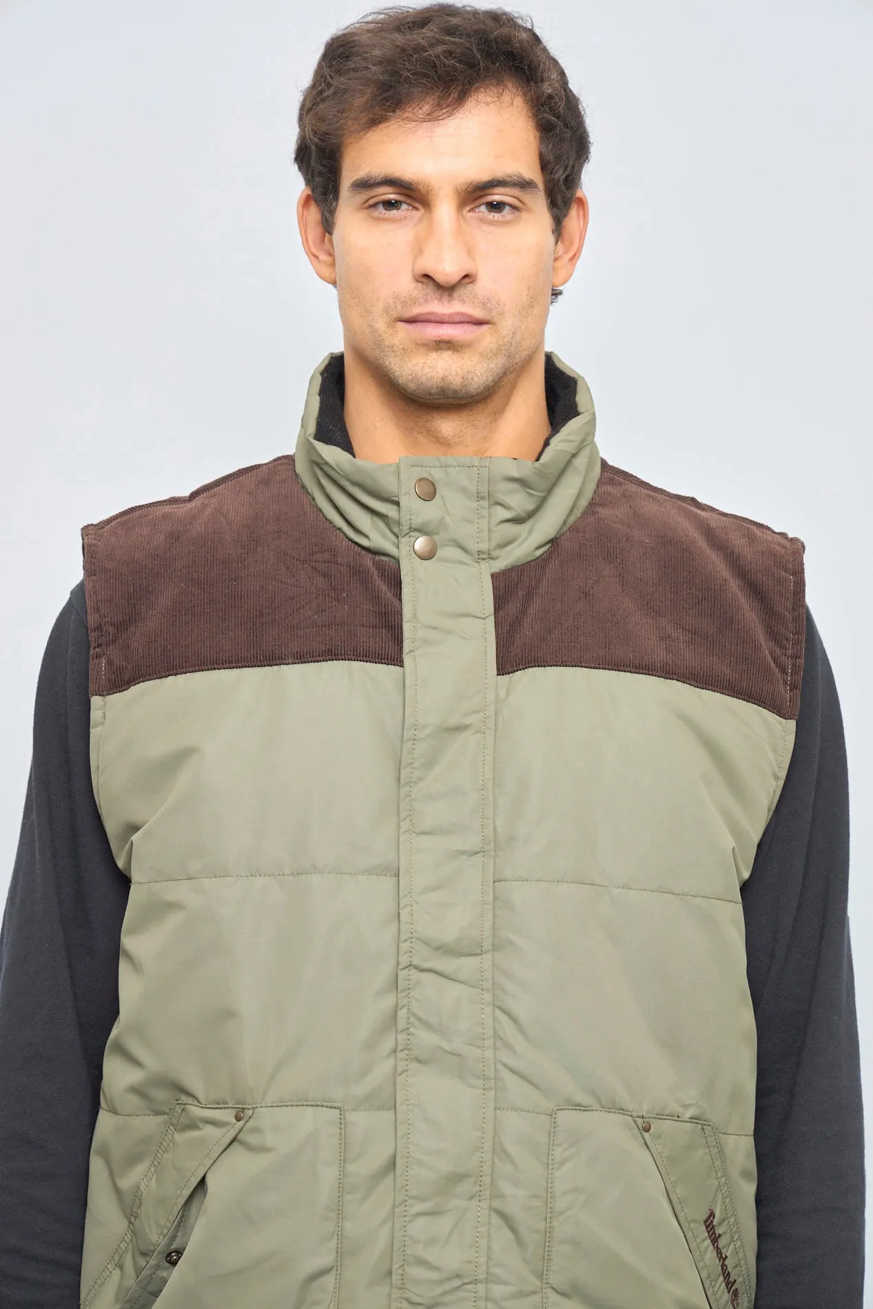 Parka casual  verde timberland talla L 109
