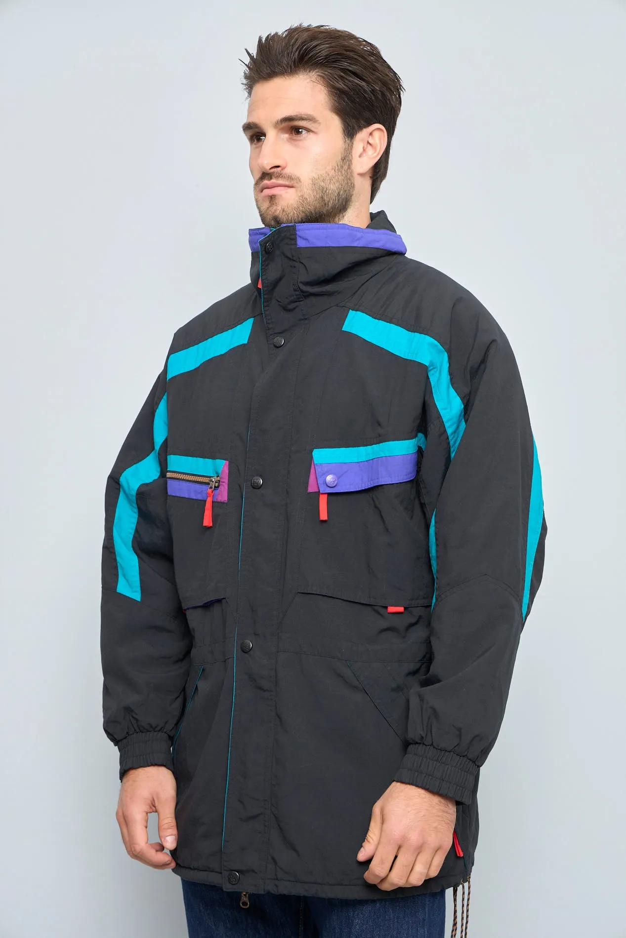 Parka Multicolor h h Talla S