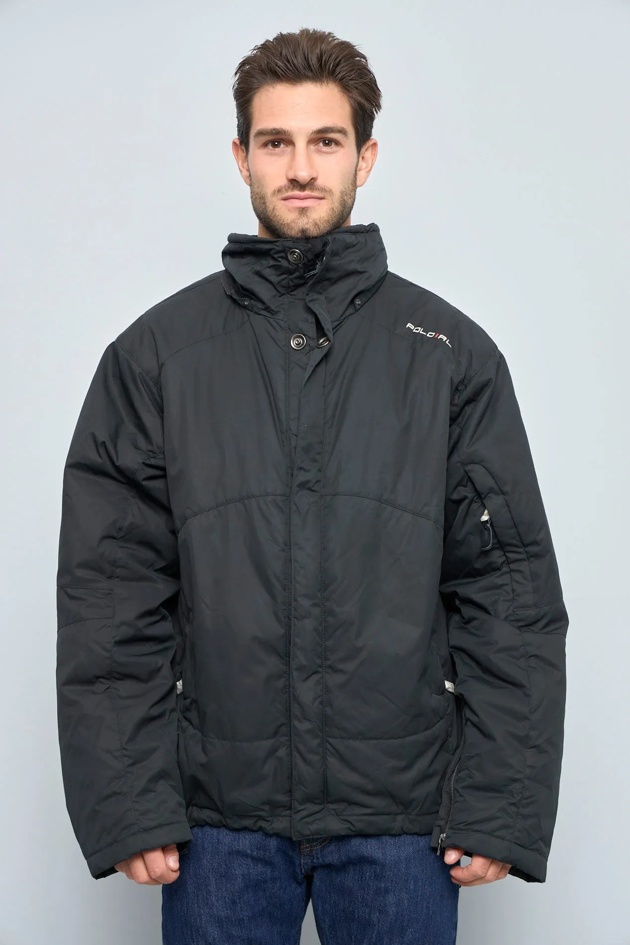 Parka Negro Polo Talla Xl