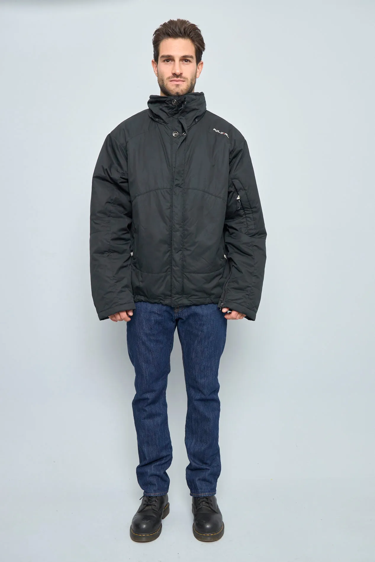 Parka Negro Polo Talla Xl