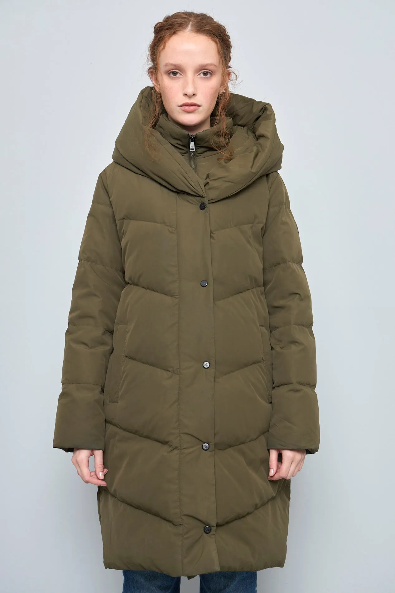 Parka Verde lauren Talla L