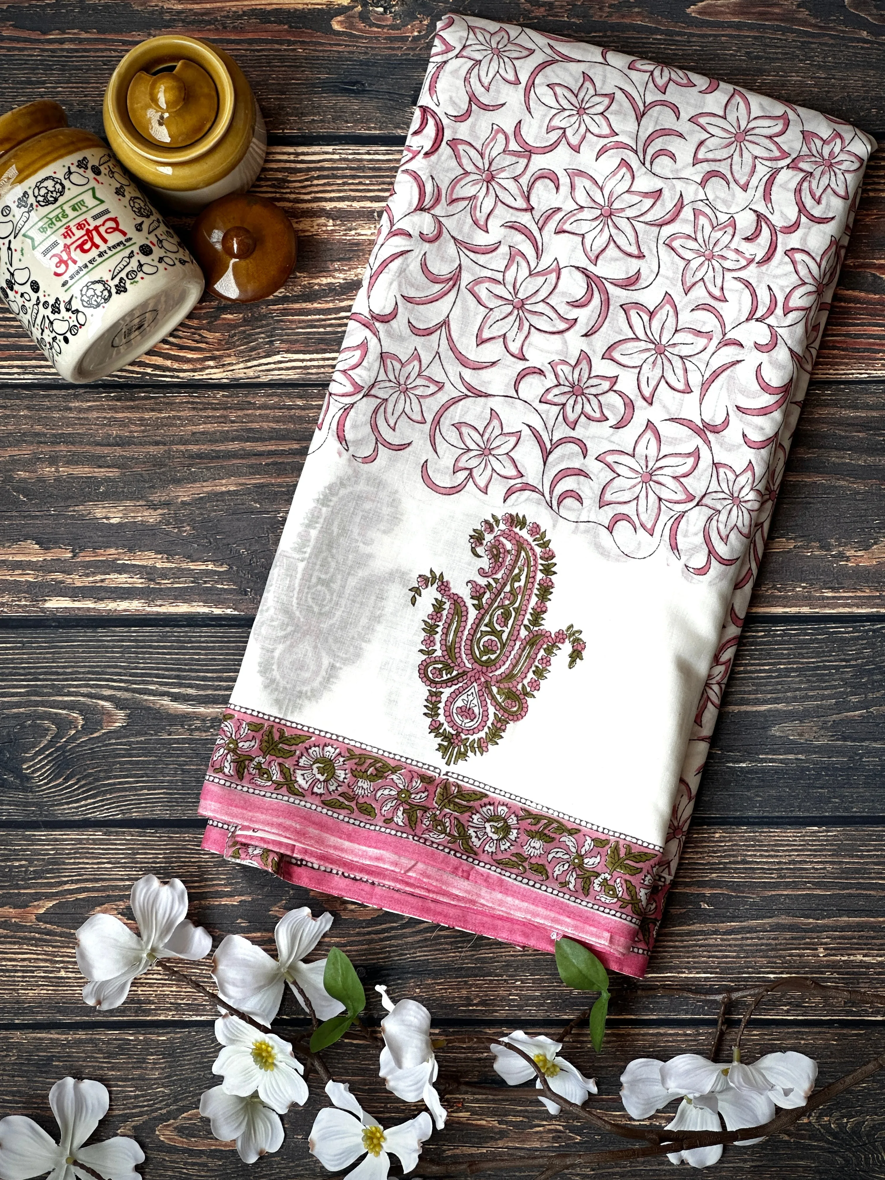 Pearl Ivy | Printed Practice Saree