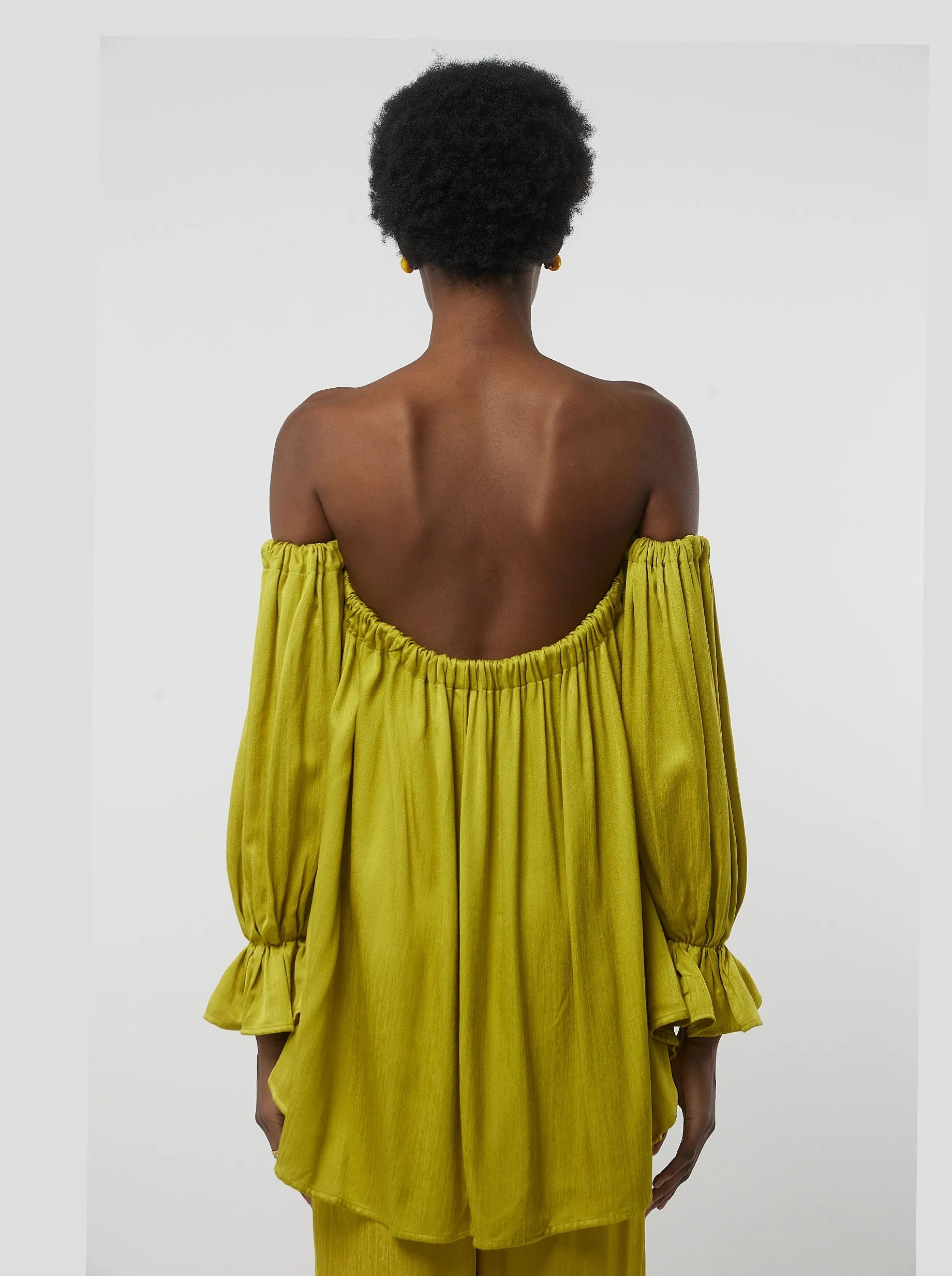 Penelope Blouse in Marsala Souffre
