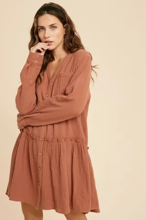 Peplum Hem Dress