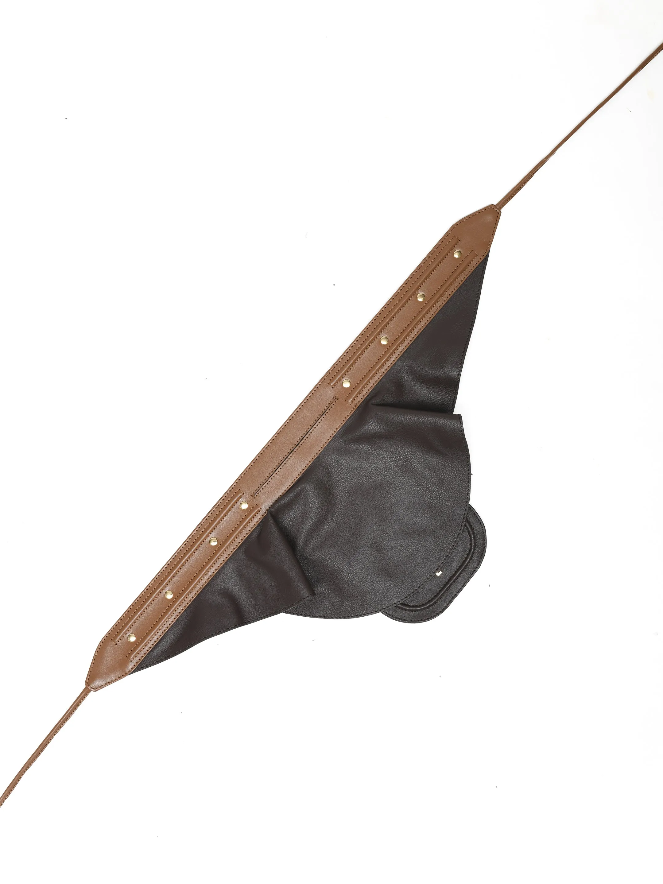 Peplum Pocket Belt - Tan & Brown