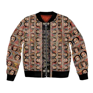 Personalized Ethiopia Bomber Jacket Ethiopian Tewahedo Angel Orthodox Black Color LT15
