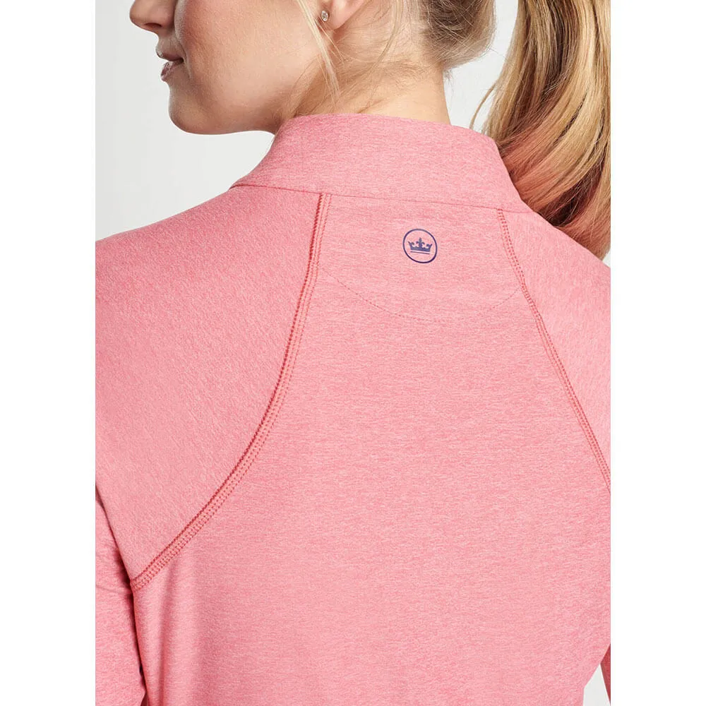 Peter Millar Women's Mélange Raglan Sleeve Perth Layer Pullover Sweatshirt - Primrose