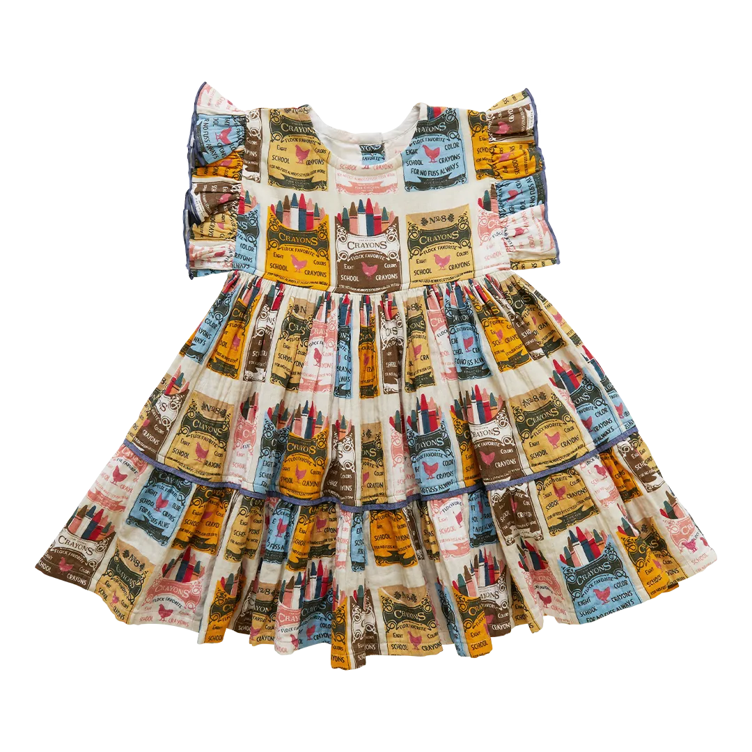 Pink Chicken Multi Crayons Kit Dress