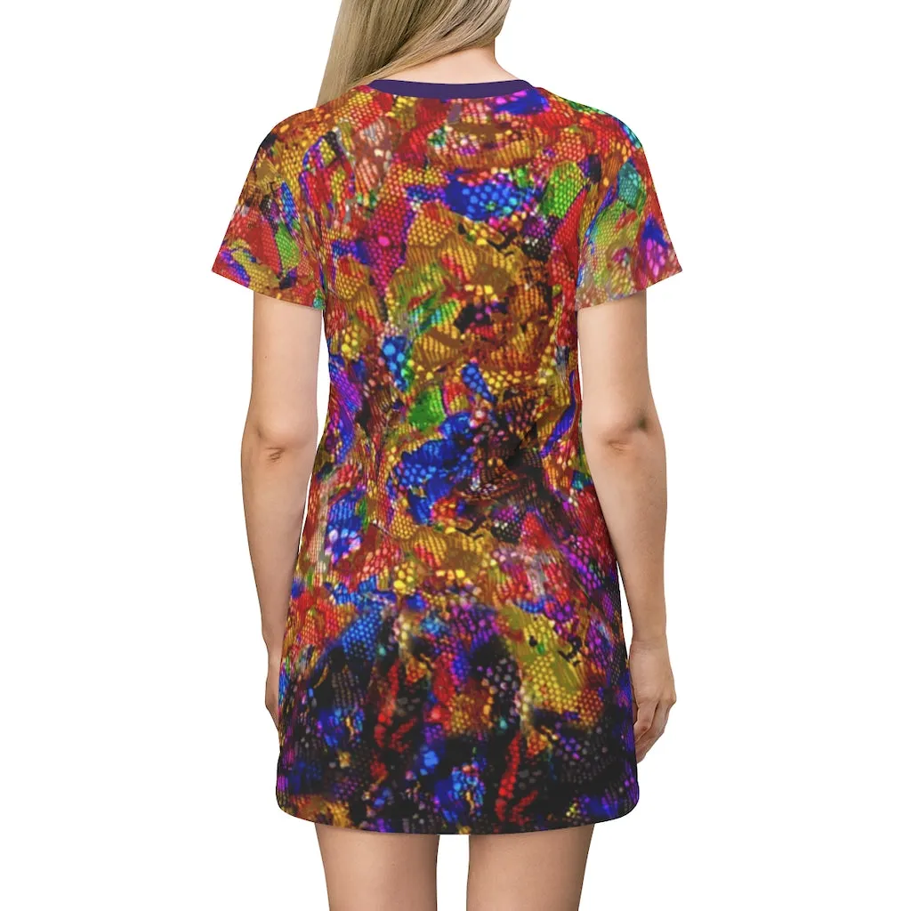 Play Time - All Over Print T-Shirt Dress