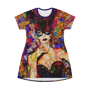 Play Time - All Over Print T-Shirt Dress