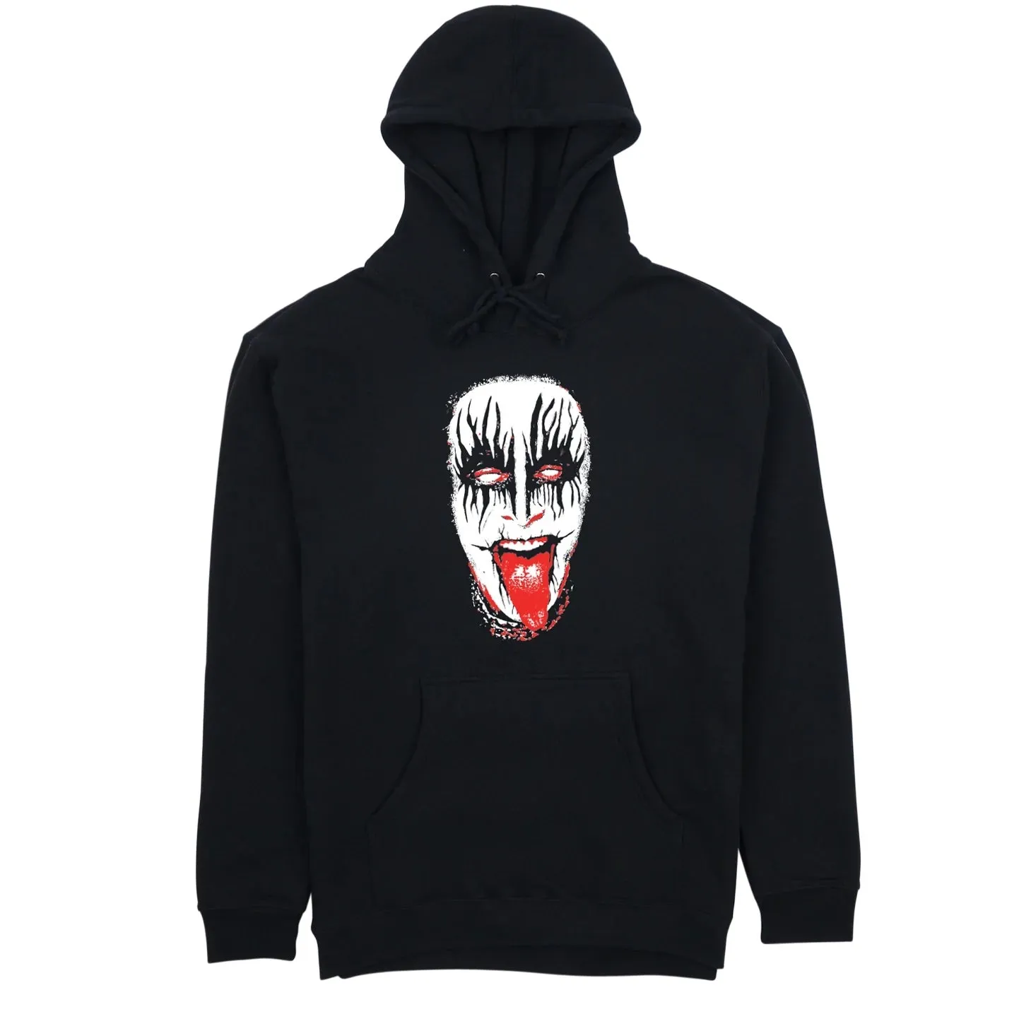 Pleasures Men Mouth Hoodie Black