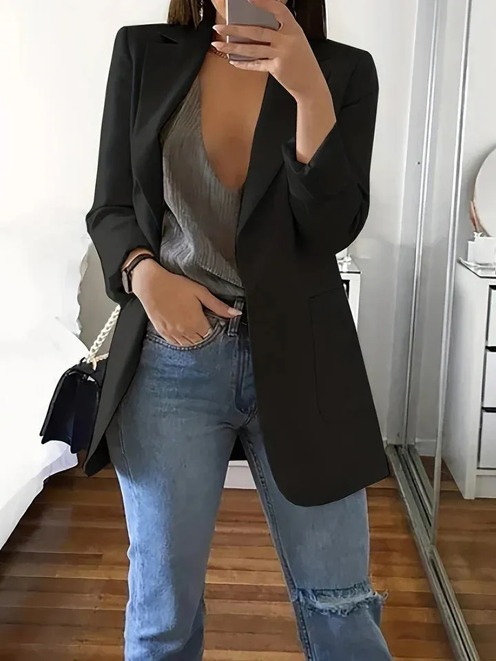 Plus-size Lyra casual blazer