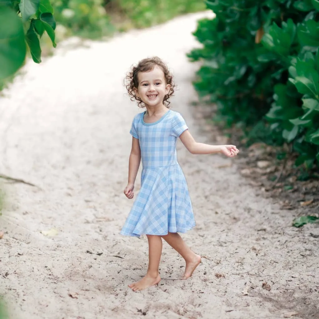Polū Palaka Bamboo T-Shirt Dress: 3T