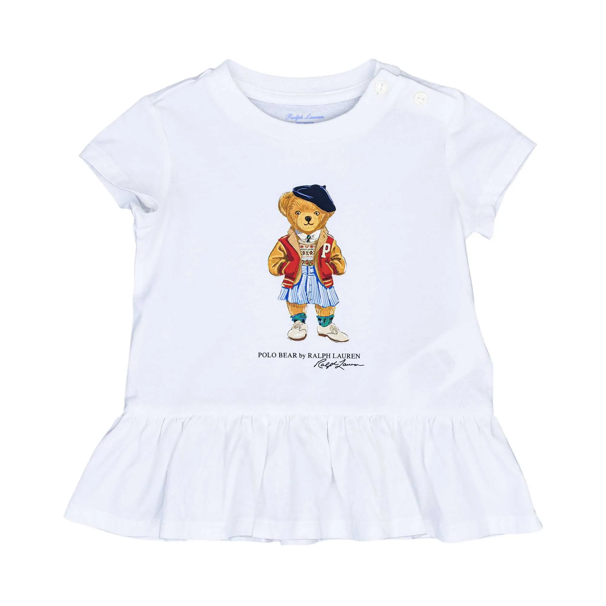 Polo Ralph Lauren Kids Baby Girl's White Dress