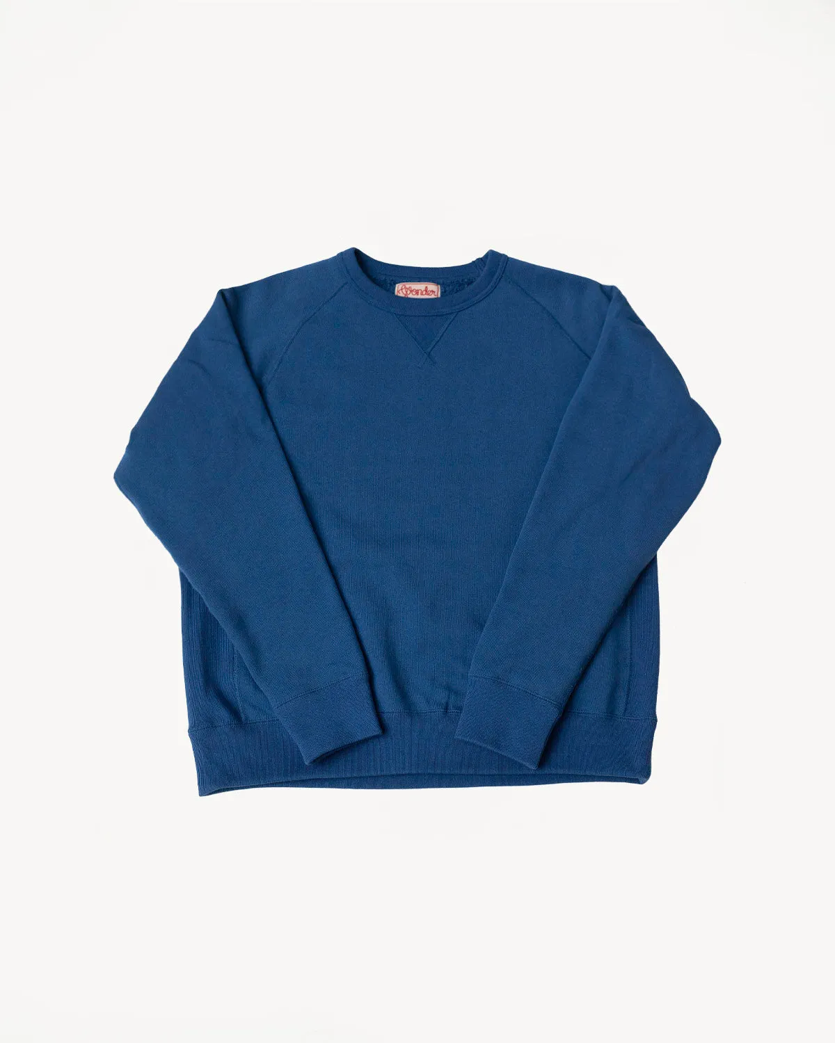 Pullover Crew Neck - Super Looper French Terry - Varsity Blue