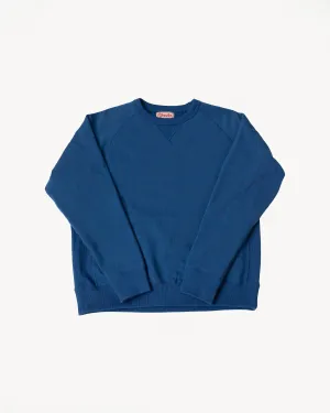 Pullover Crew Neck - Super Looper French Terry - Varsity Blue