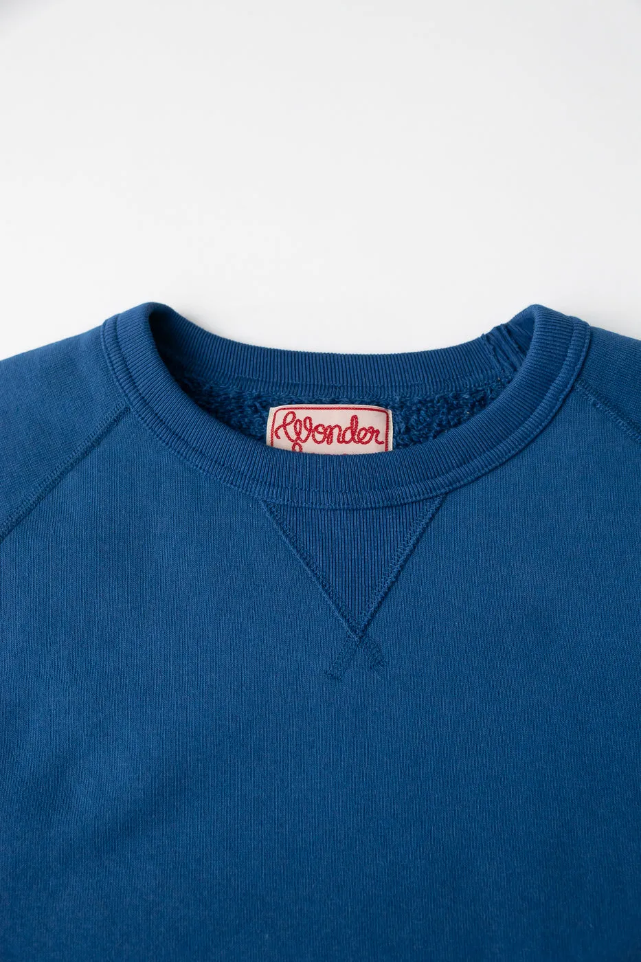 Pullover Crew Neck - Super Looper French Terry - Varsity Blue