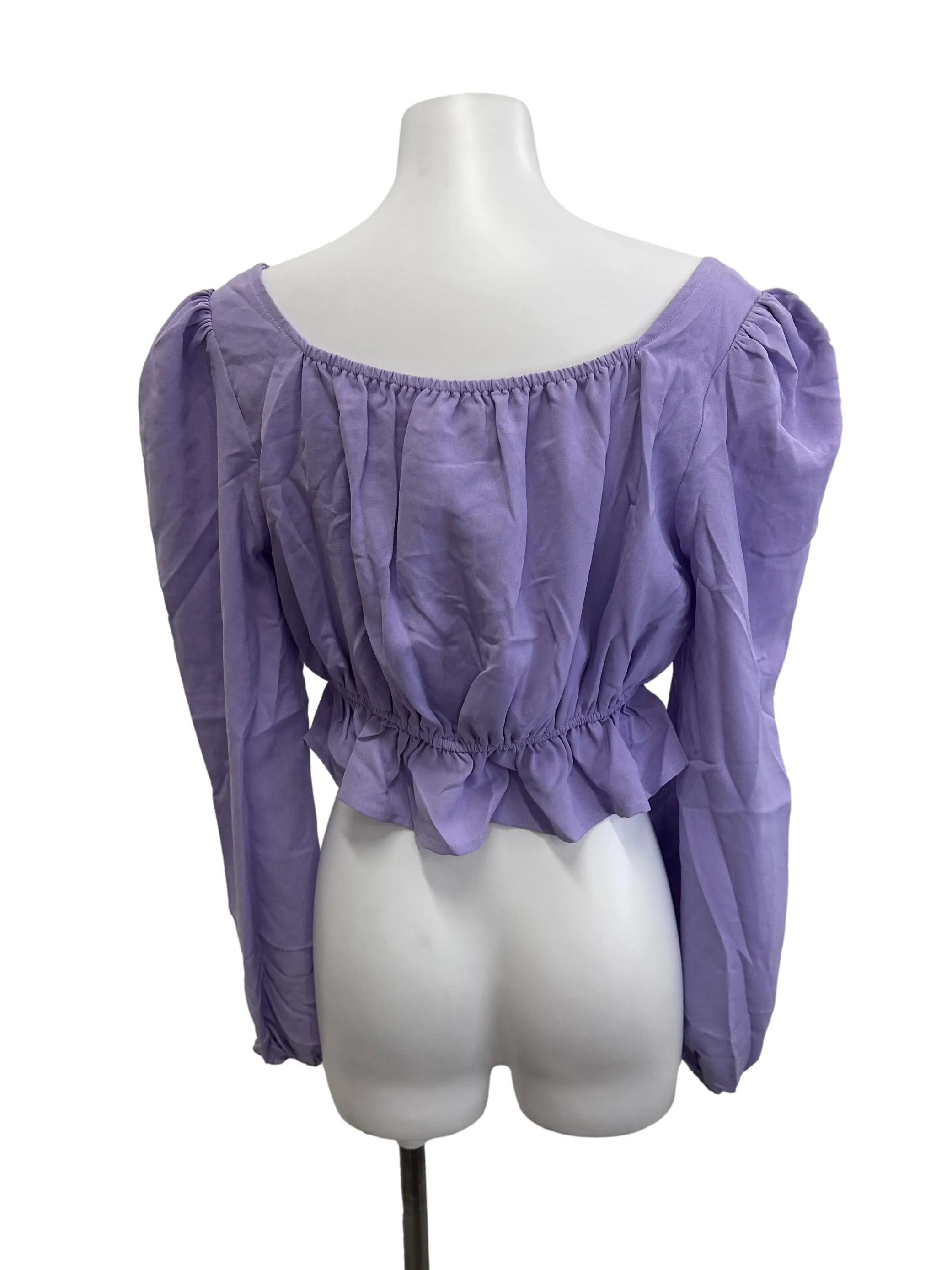 Purple Sleeve Blouse
