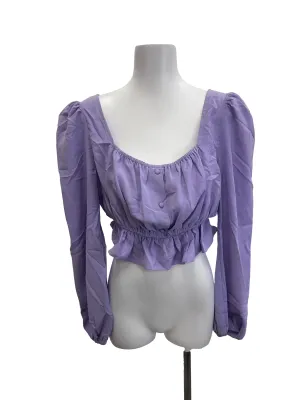 Purple Sleeve Blouse