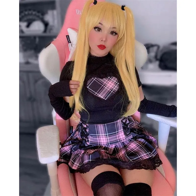 "PLAID LACE" SKIRT N030201