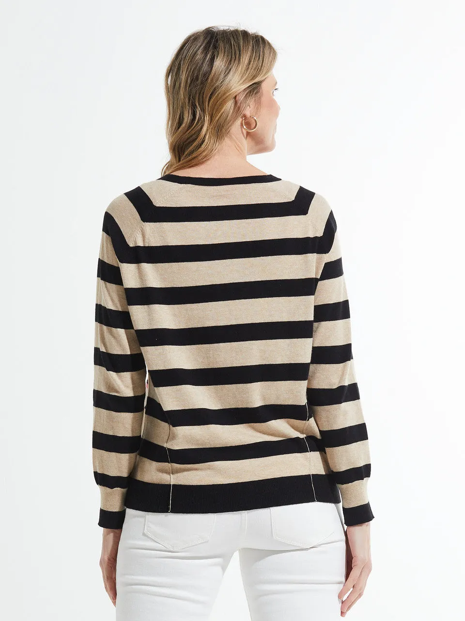 Raglan Stripe Sweater