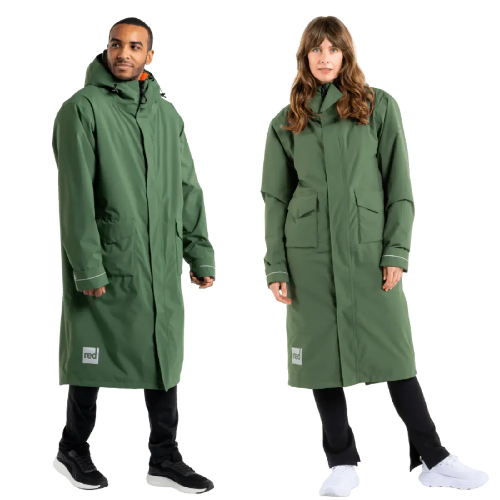Red Adult EVO Pro Slimline Waterproof Parka Jacket