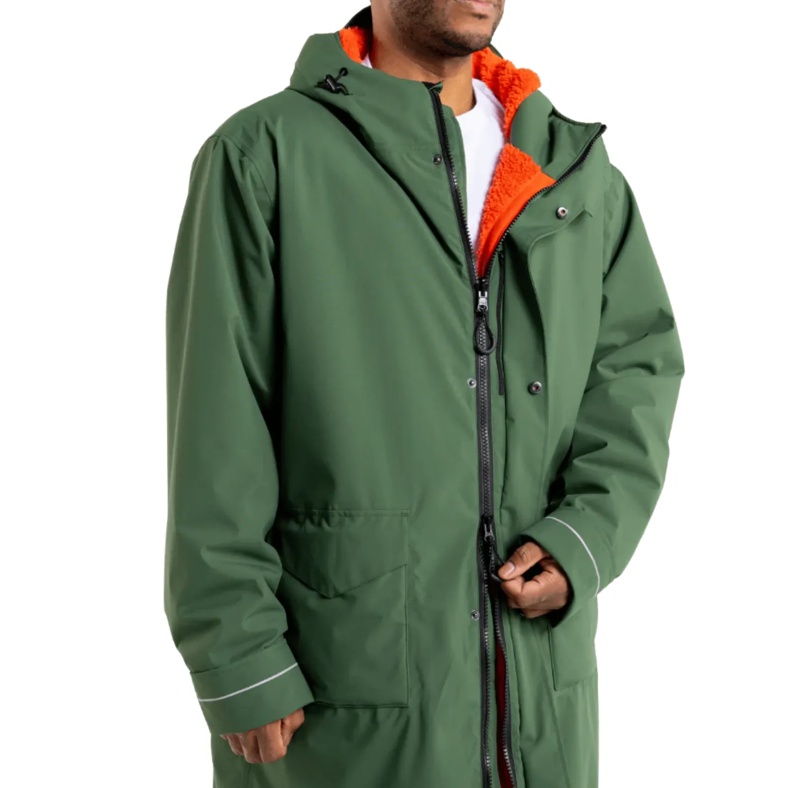 Red Adult EVO Pro Slimline Waterproof Parka Jacket