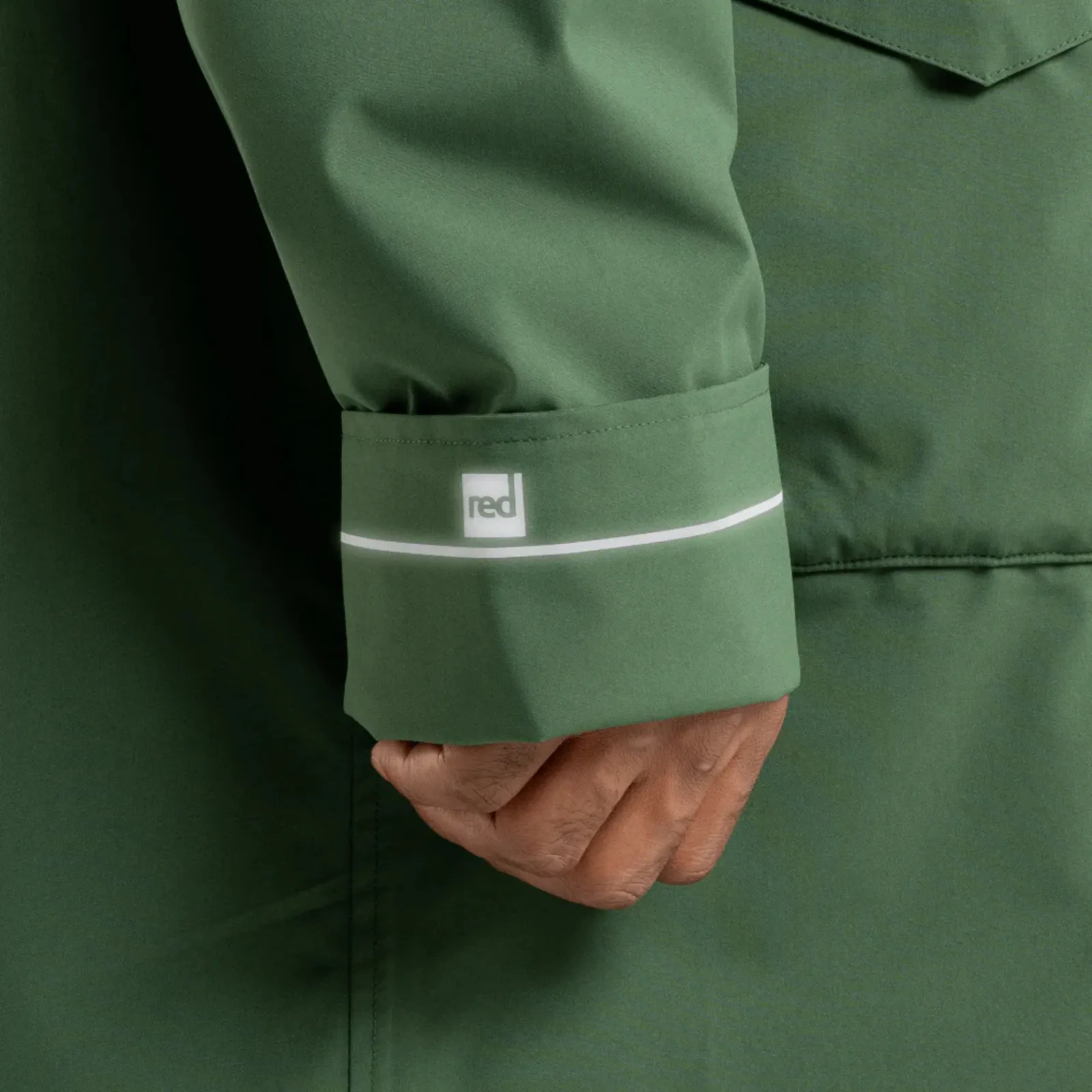 Red Adult EVO Pro Slimline Waterproof Parka Jacket