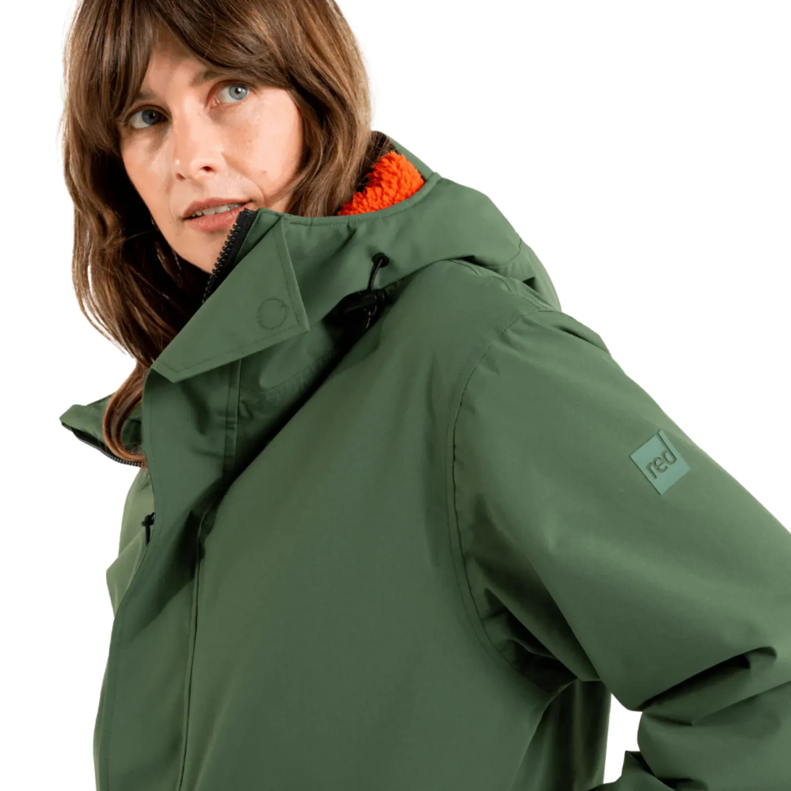 Red Adult EVO Pro Slimline Waterproof Parka Jacket