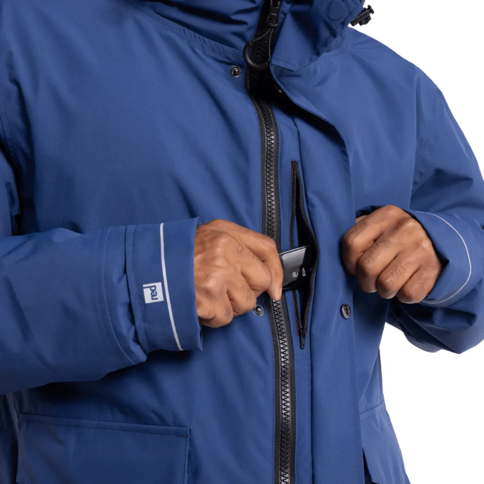 Red Adult EVO Pro Slimline Waterproof Parka Jacket