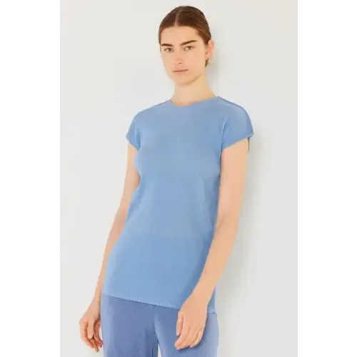 Rib Pleated Top
