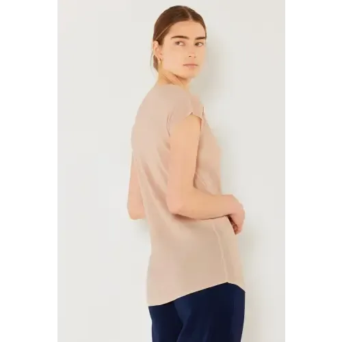 Rib Pleated Top