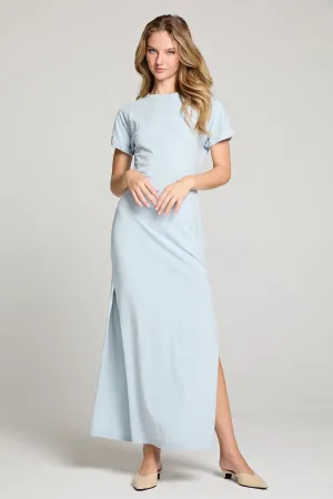 Saloonn Skyway Blue Maxi Dress