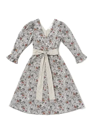 SAMPLE Long Sleeve Day Gown - MIDI - Horses