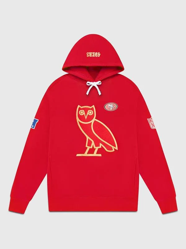 San Francisco 49ers Ovo Red Hoodie