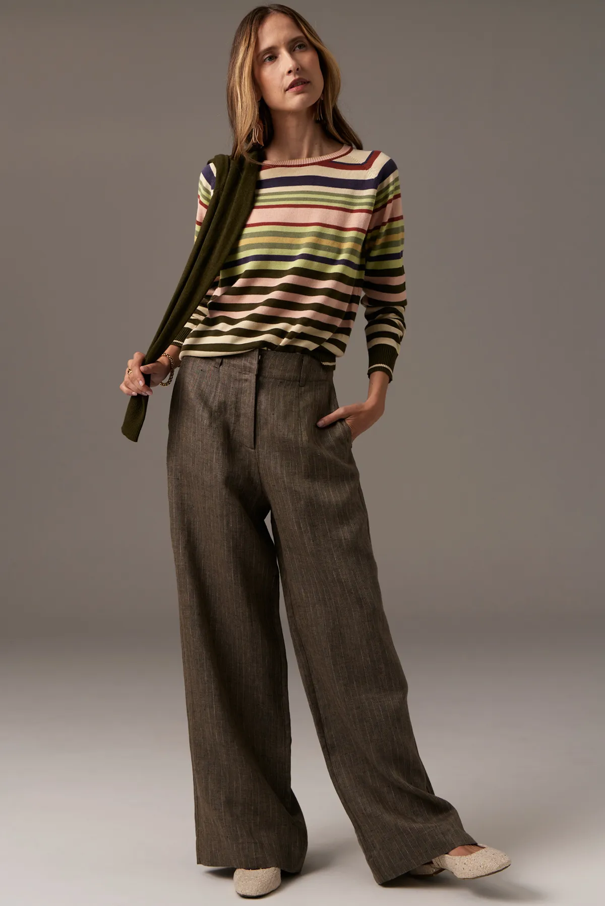 SELA MULTI STRIPE KNIT