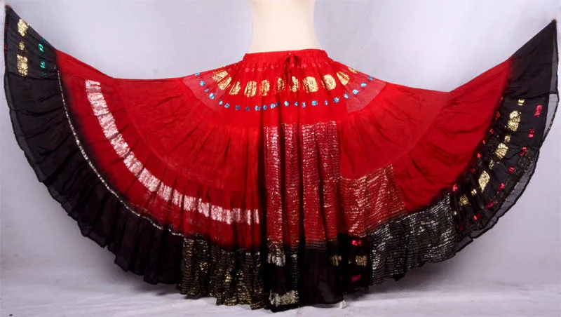 Senoritas skirt red black WLS